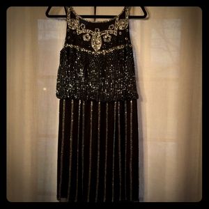 Flapper inspired all-over beaded dress